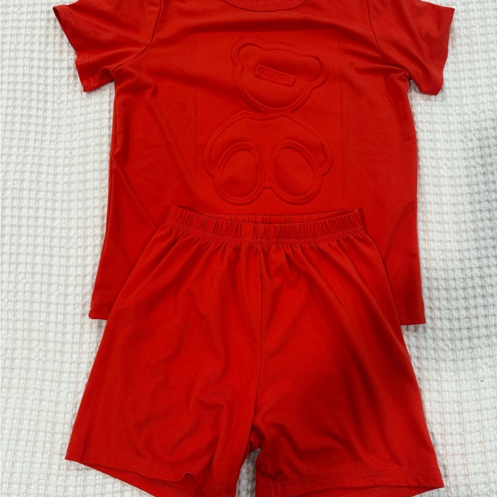 SHEIN Bright Red Kids' Top